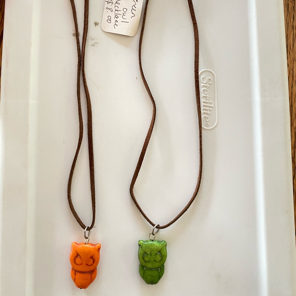 Owl Charm necklaces